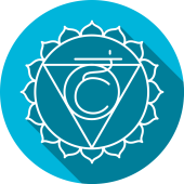 Autocollant Zen Chakra Vishuddha