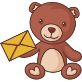 Autocollant Ours En Peluche Mignon 5