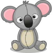 Autocollant Mignon Koala
