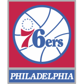 Autocollant Logo Nba Team Philadelphia