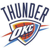Autocollant Logo Nba Team Oklahoma Thunder
