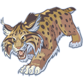 Autocollant Mascotte Lynx