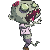 Autocollant Zombie 3