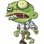 Autocollant Zombie 4