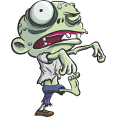 Autocollant Zombie 5