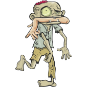 Autocollant Zombie 8