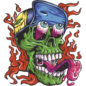 Autocollant Zombie 10