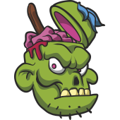 Autocollant Zombie 11