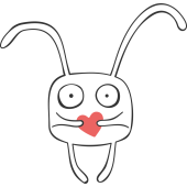 Autocollant Bd 27 Lapin Cur
