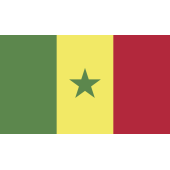 Autocollant Drapeau Sénégal