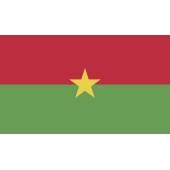 Autocollant Drapeau Burkina Faso
