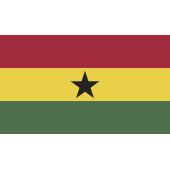 Autocollant Drapeau Ghana