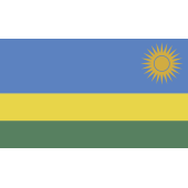 Autocollant Drapeau Rwanda