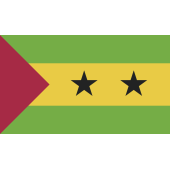 Autocollant Drapeau Sao Tomé