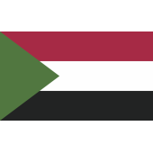 Autocollant Drapeau Soudan