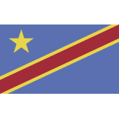 Autocollant Drapeau Congo