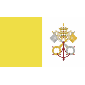 Autocollant Drapeau Vatican