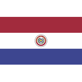 Autocollant Drapeau Paraguay