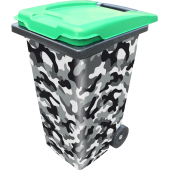 Sticker Poubelle Camouflage