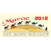 Autocollant Off Road 4x4 Maroc 2012