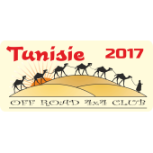 Autocollant 4x4 Off Road Tunisie 2017 1