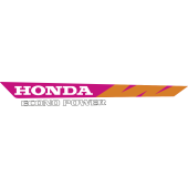 Autocollant Honda Moto Econo Power Gauche