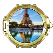 Sticker Trompe Oeil Hublot 6
