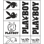 Kit Stickers Playboy