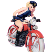 Autocollant pinup-08