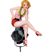 Autocollant pinup-11