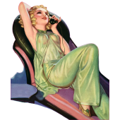 Autocollant pinup-16