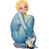 Autocollant pinup-20