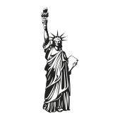 Sticker geant statue de la liberte