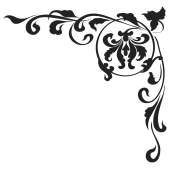 Sticker Mural Baroque SI061