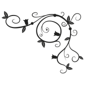 Sticker Mural Baroque SI065