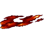 Autocollant Flamme