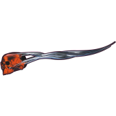Autocollant Tete de Mort Rouge