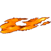Autocollant Flamme