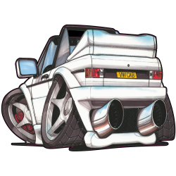 Autocollant 001-Golf Cabrio