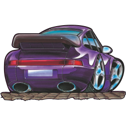 Autocollant 013-Porsche-Carrera