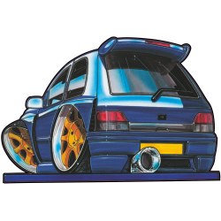 Autocollant 018-Renault Clio Williams