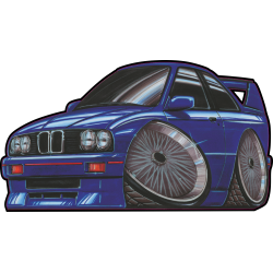 Autocollant 037-E30 M3