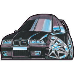 Autocollant 070-M3 E36