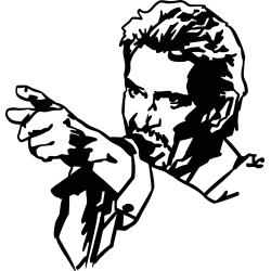 Sticker Johnny Hallyday Micro