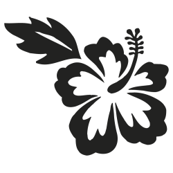 stickers hibiscus