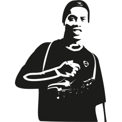 Stickers foot Ronaldhino