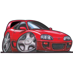 Autocollant 102-Toyota-Supra