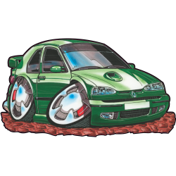 Autocollant 103-Renault 19 16v