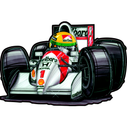 Autocollant F1_McLaren_Senna