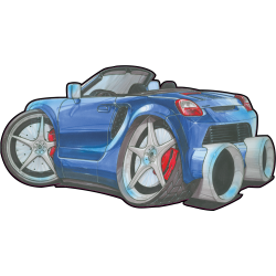 Autocollant 1075-Toyota-MR2